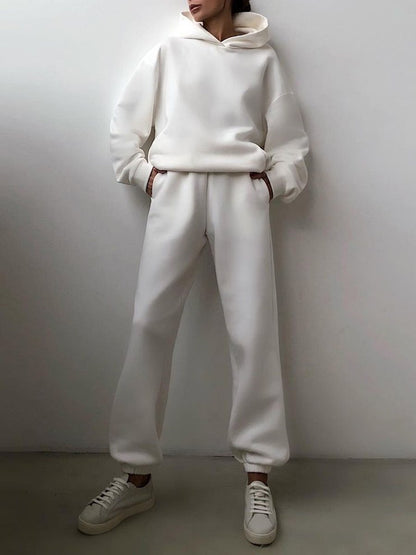 Fashion Casual Hooded Solid Color Two-piece Suit – Sienna Noosa