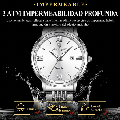 Lorena Reloj Elegant Acero Inoxidable With Fecha – Sienna Noosa