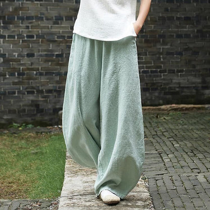 Vintage Plain Pocket Casual Lantern Pants – Sienna Noosa