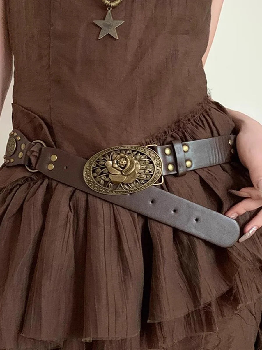 Bohemian American Brown Belt – Sienna Noosa