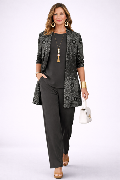 Hailey Set Di Tre Pezzi Eleganza Classica – Sienna Noosa