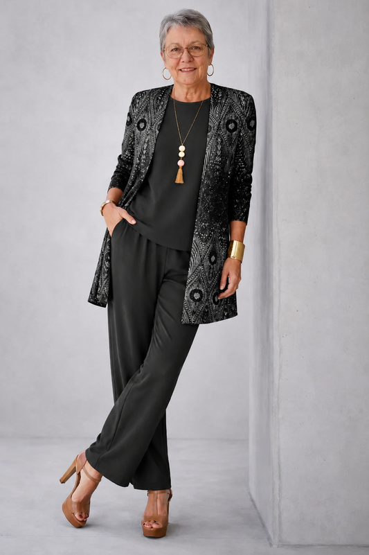 Hailey Set Di Tre Pezzi Eleganza Classica – Sienna Noosa