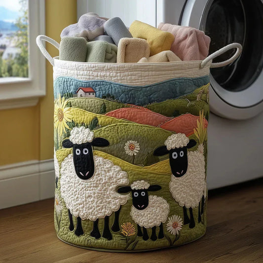 Nora Quilted Laundry Basket Sheep – Sienna Noosa