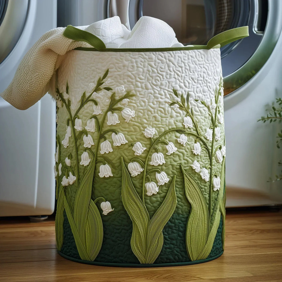 Cora Quilted Laundry Basket Lily of the Valley – Sienna Noosa