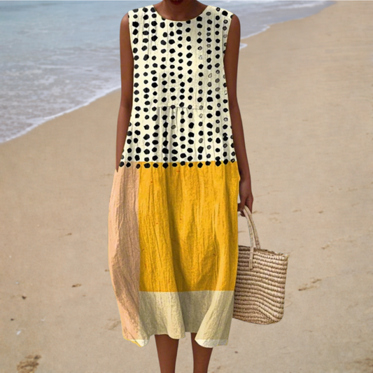 Comfortable Sleeveless Summer Maxi Dress
