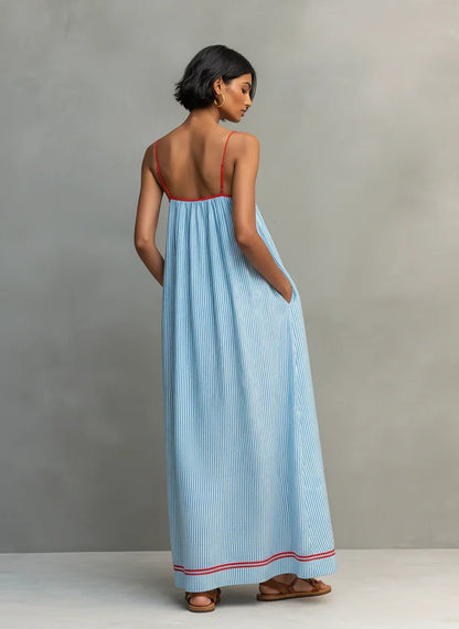 Sabrina Noelia Maxi Dress Bohemian Lace And Chifon – Sienna Noosa