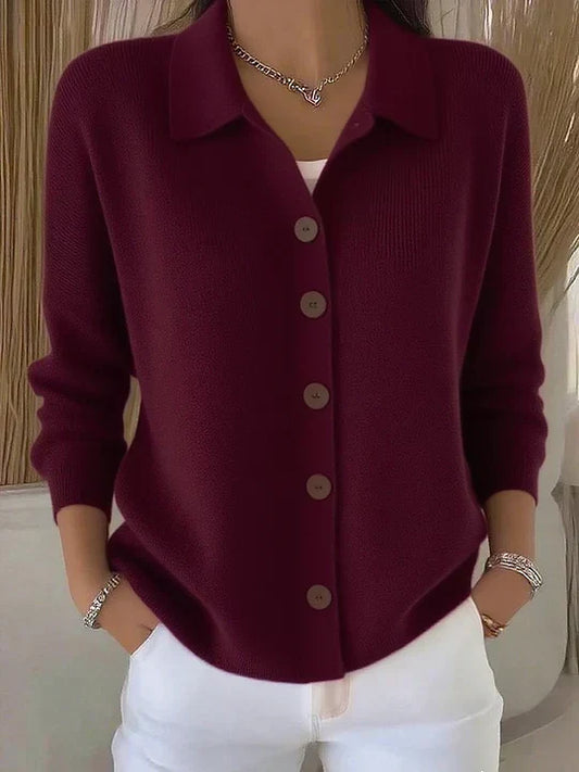 Josefina Jacket Knit With Neck And Buttons – Sienna Noosa