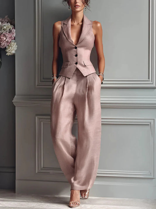 Estrella Set Two-Piece Abotonado With Neckline In V – Sienna Noosa