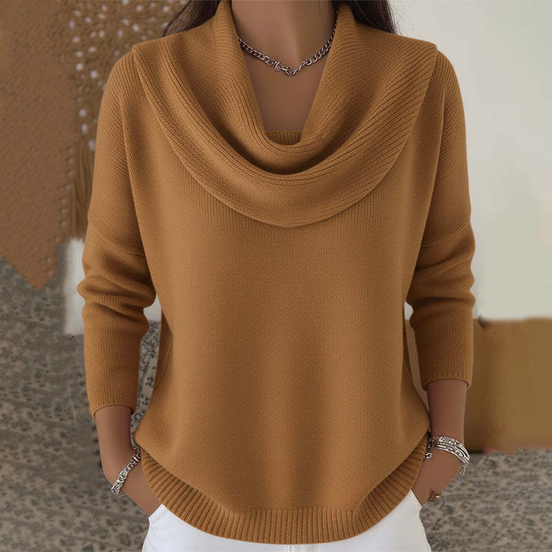 Julia Jumper With Neck Drapeado – Sienna Noosa