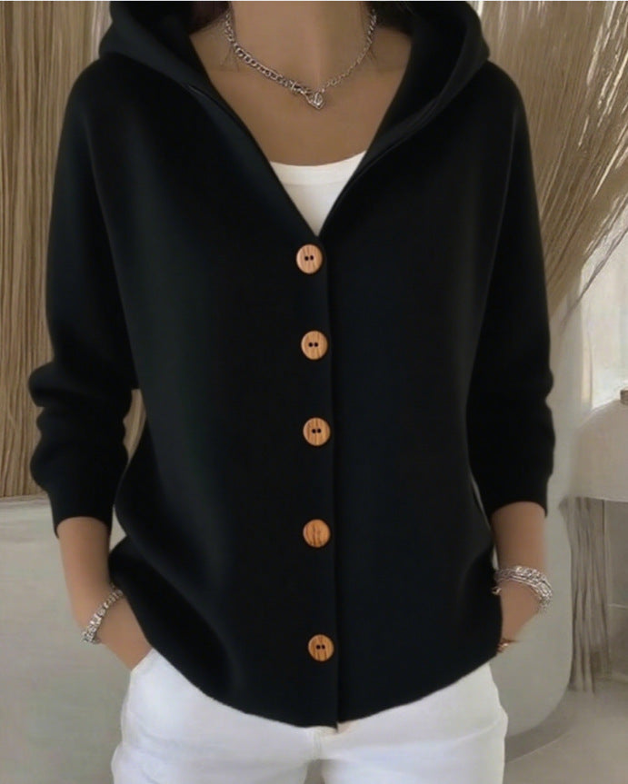 Rocio Jacket Knit With Hood – Sienna Noosa