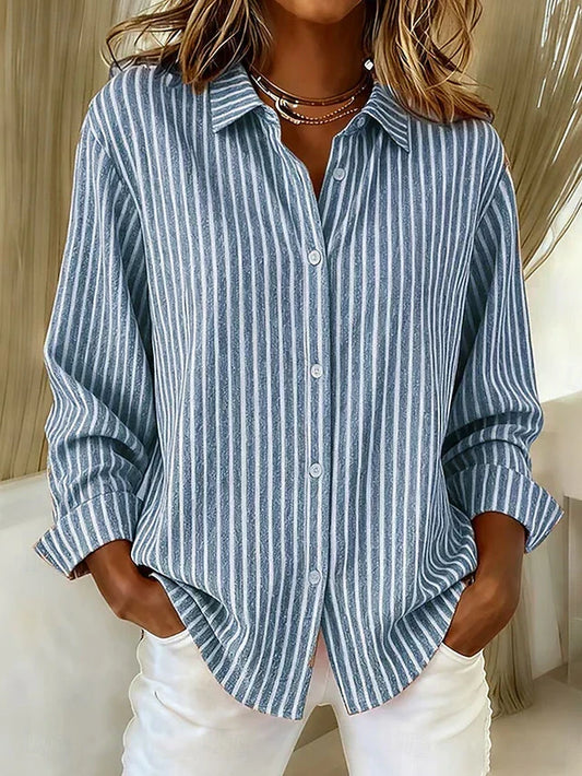 Jimena Shirt Striped With Buttons – Sienna Noosa