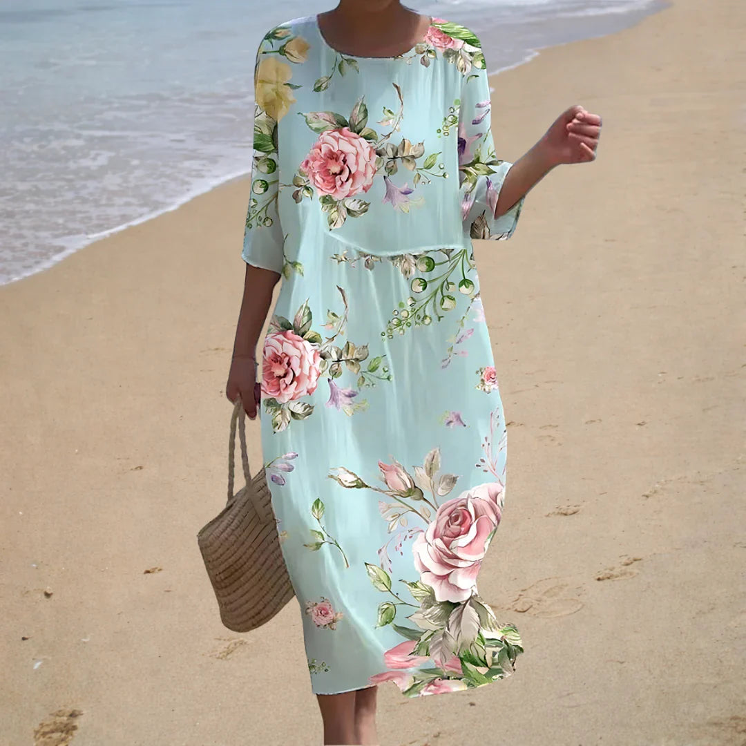Elegant Flowing Maxi Dress – Sienna Noosa