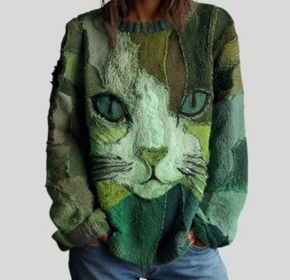 Deborah Artistic Cat Print Top – Sienna Noosa