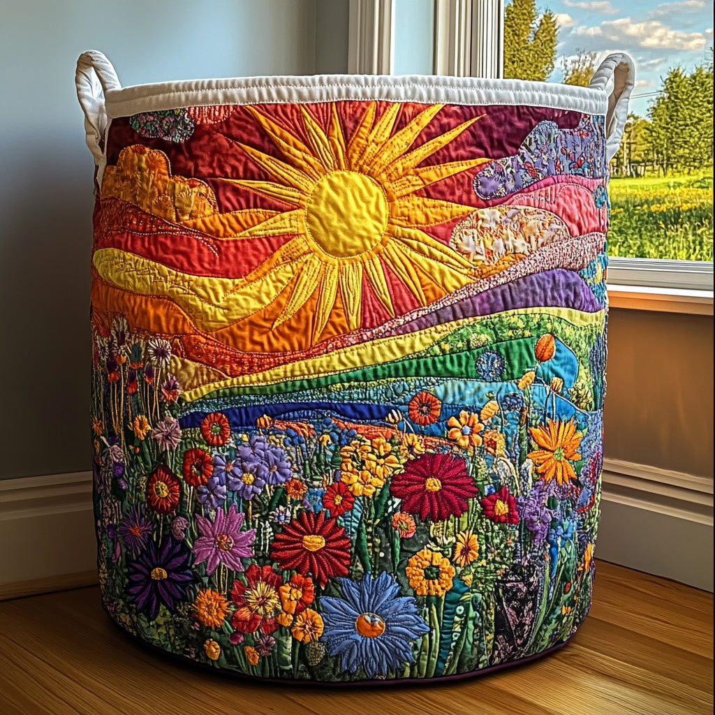 Amelia Quilted Laundry Basket Sol de Spring – Sienna Noosa