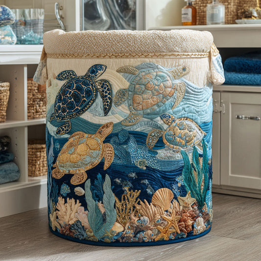 Marina Quilted Laundry Basket – Sienna Noosa