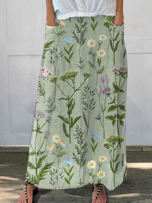 Lightweight Printed Skirt – Sienna Noosa