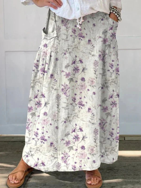 Lightweight Printed Skirt – Sienna Noosa