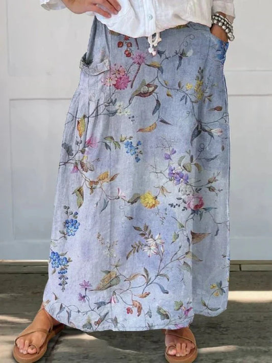 Lightweight Printed Skirt – Sienna Noosa