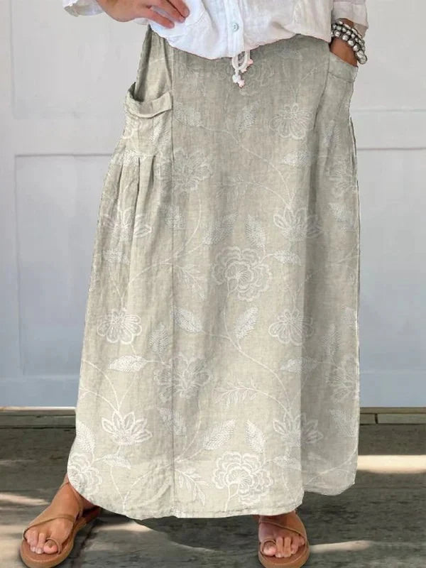 Lightweight Printed Skirt – Sienna Noosa