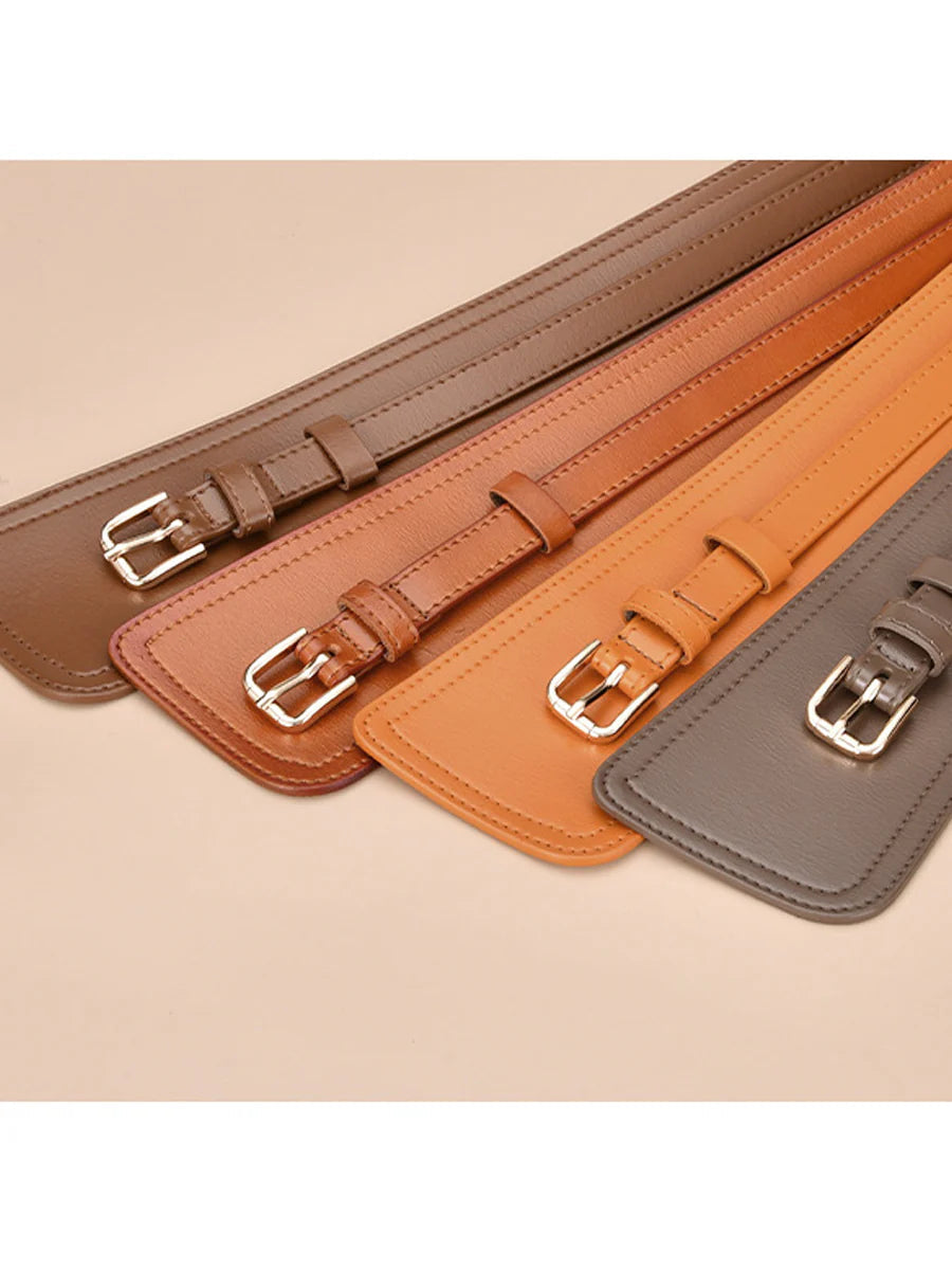 Womens Fashionable Imitation Leather Harness Wide Belt – Sienna Noosa