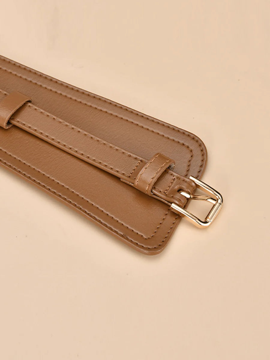 Womens Fashionable Imitation Leather Harness Wide Belt – Sienna Noosa