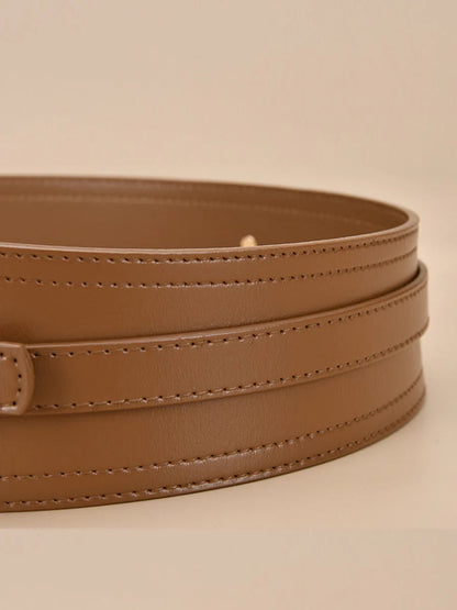 Womens Fashionable Imitation Leather Harness Wide Belt – Sienna Noosa