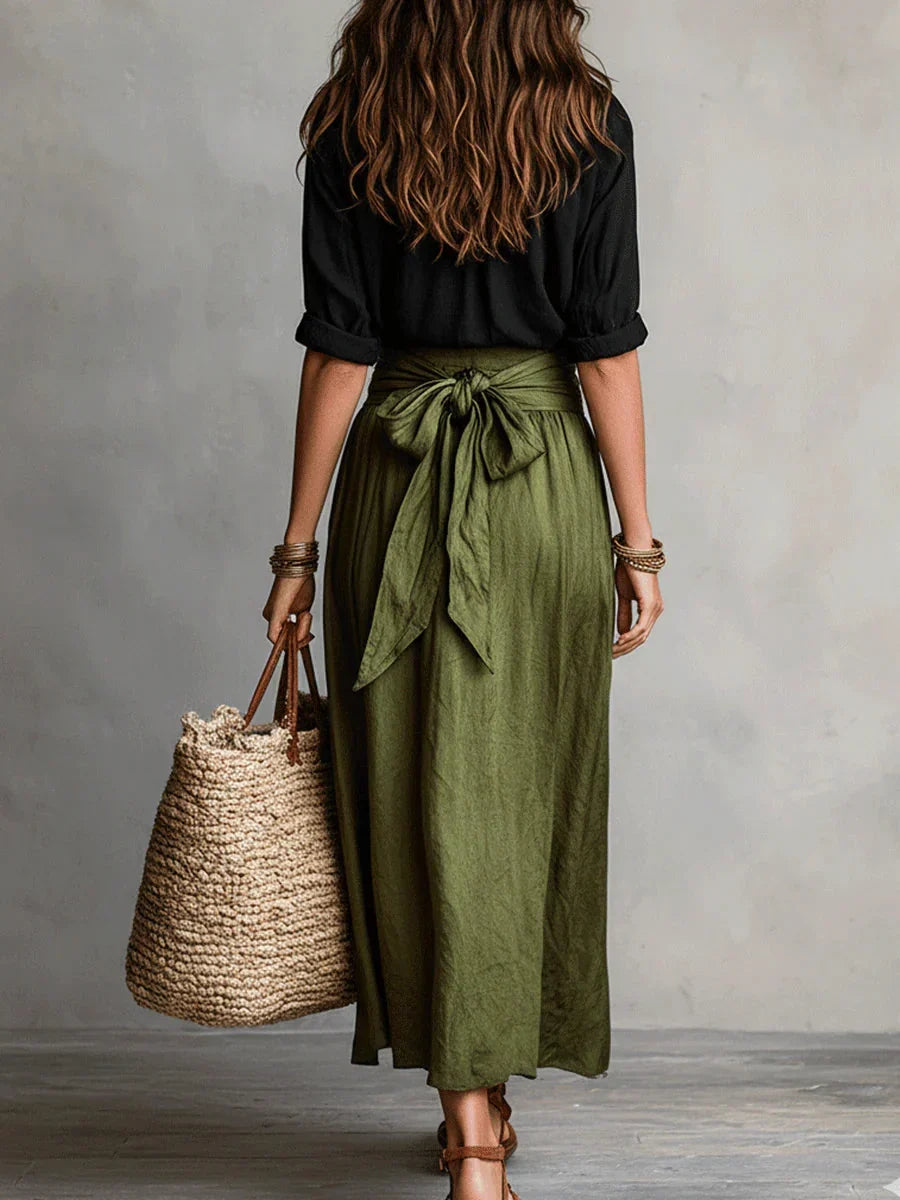 Vida Bianca Jumpsuit Elegant With Belt – Sienna Noosa