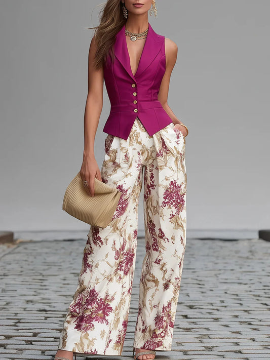 Maxi Dress Blue With Print Floral – Sienna Noosa