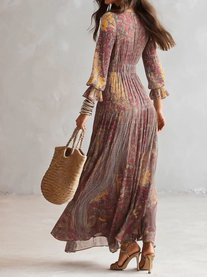 Laura Midi Dress Chiffon Green With Neckline Bardot And Sleeve Short – Sienna Noosa