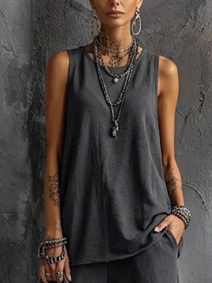 Dark Gray Vest and Jogger Cargo Pants Casual Suit – Sienna Noosa