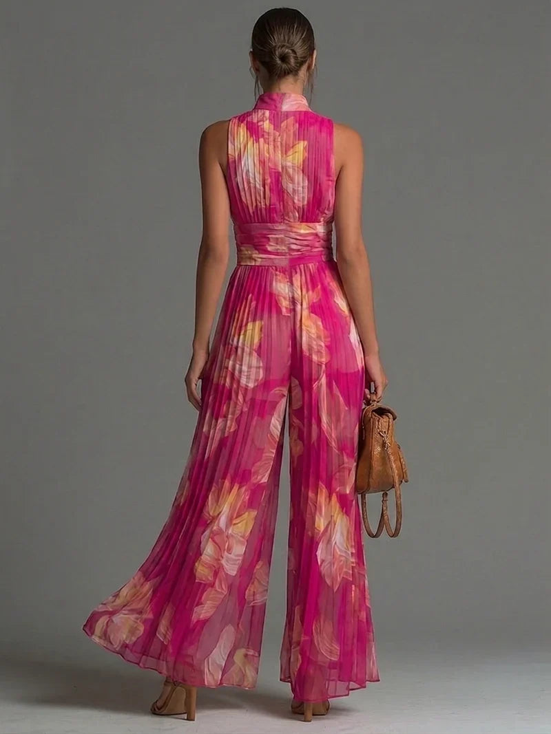 Maxi Dress Chiffon Pink With Shoulders Off-shoulder – Sienna Noosa