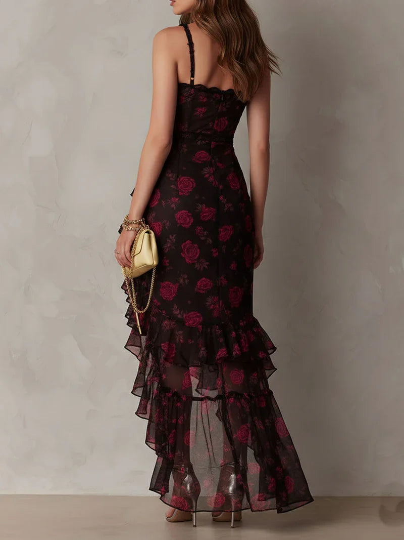 Lucía Mini Dress Viscosa With Straps Finos And Print Floral Retro – Sienna Noosa