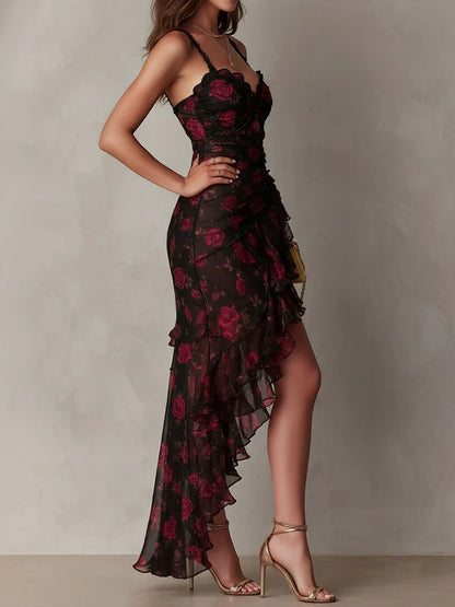 Lucía Mini Dress Viscosa With Straps Finos And Print Floral Retro – Sienna Noosa