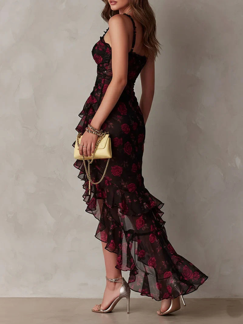 Lucía Mini Dress Viscosa With Straps Finos And Print Floral Retro – Sienna Noosa