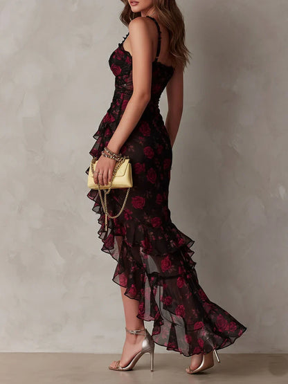 Lucía Mini Dress Viscosa With Straps Finos And Print Floral Retro – Sienna Noosa