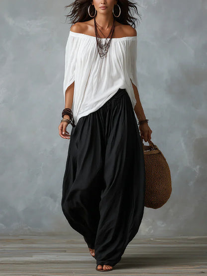 Jumpsuit With Elegant Neckline Wrap – Sienna Noosa