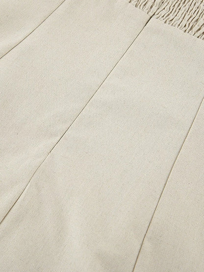Strapless A-line Line Linen Long Dress – Sienna Noosa
