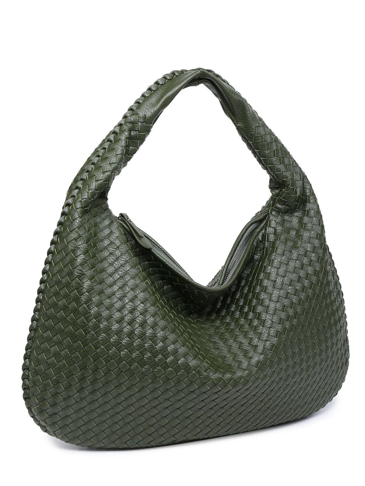 Fashionable Leather Woven Bag – Sienna Noosa