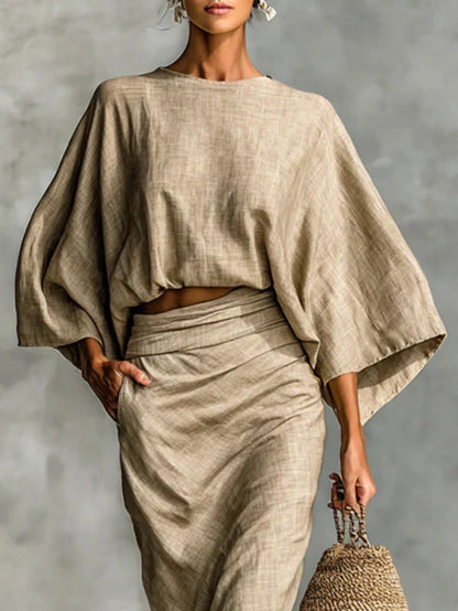 Zahara Mila 2 Delat Set Med Bardot Ringning – Sienna Noosa