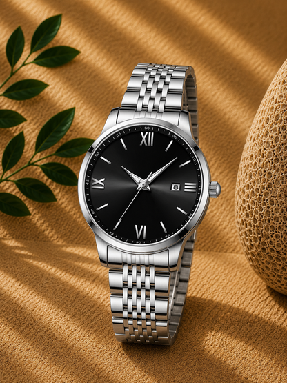 Lorena Reloj Elegant Acero Inoxidable With Fecha – Sienna Noosa
