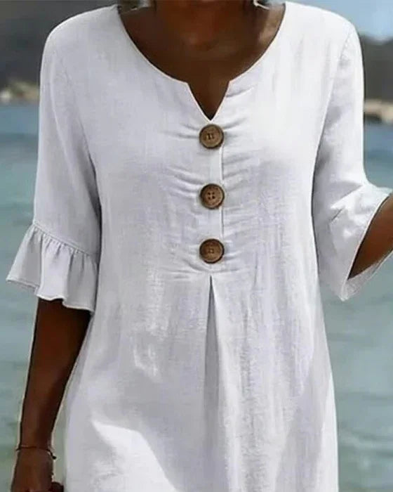 Dress Long Minimalist Green Olive – Sienna Noosa