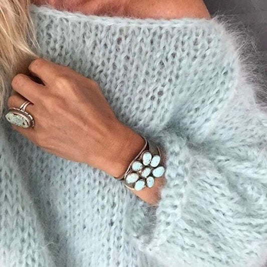 Casula Hollow Out Mohair Sweater – Sienna Noosa