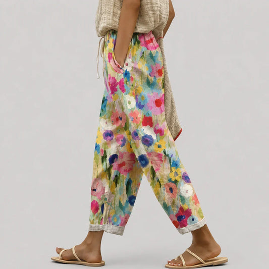 Trousers A-line Striped Capri – Sienna Noosa