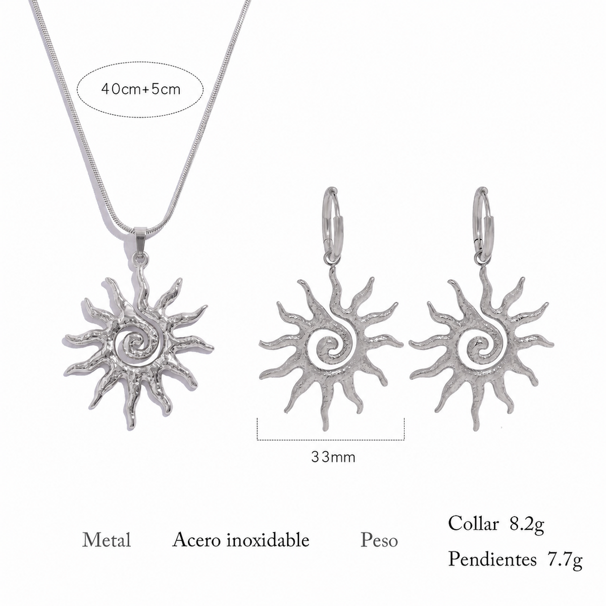 Solea Collar Sol Espiral – Sienna Noosa