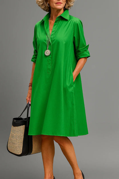 Midi Dress Shirt Geometric – Sienna Noosa