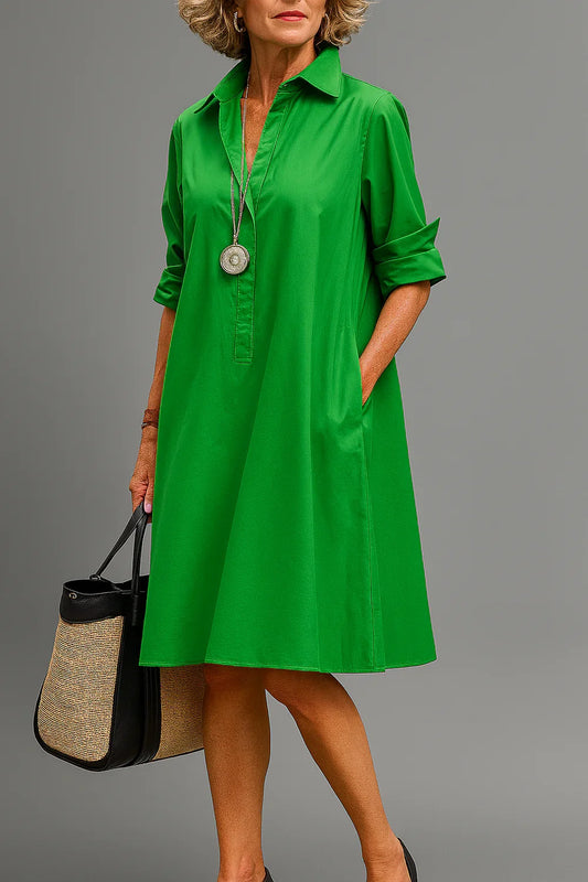 Midi Dress Shirt Geometric – Sienna Noosa