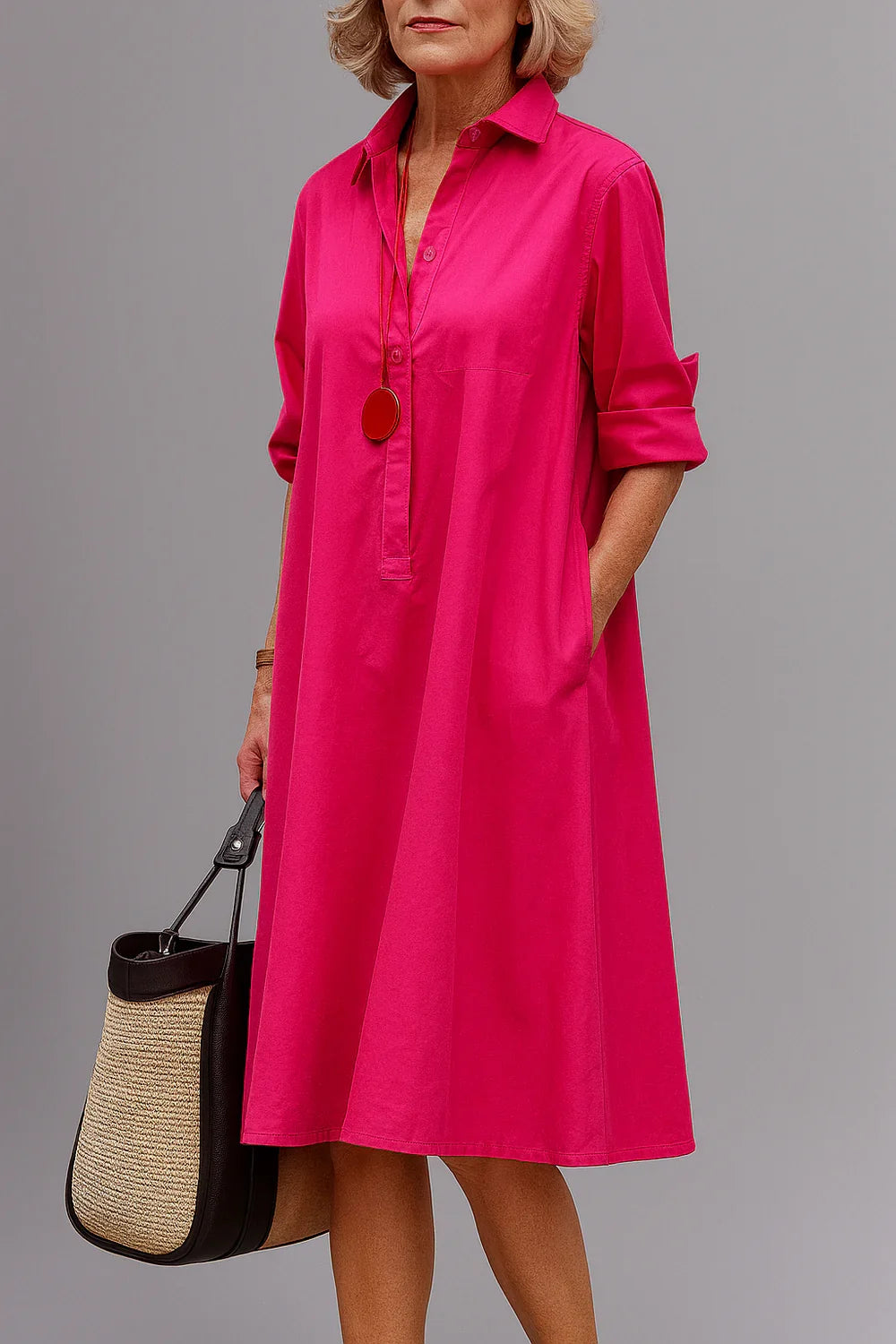 Midi Dress Shirt Pintoresco – Sienna Noosa