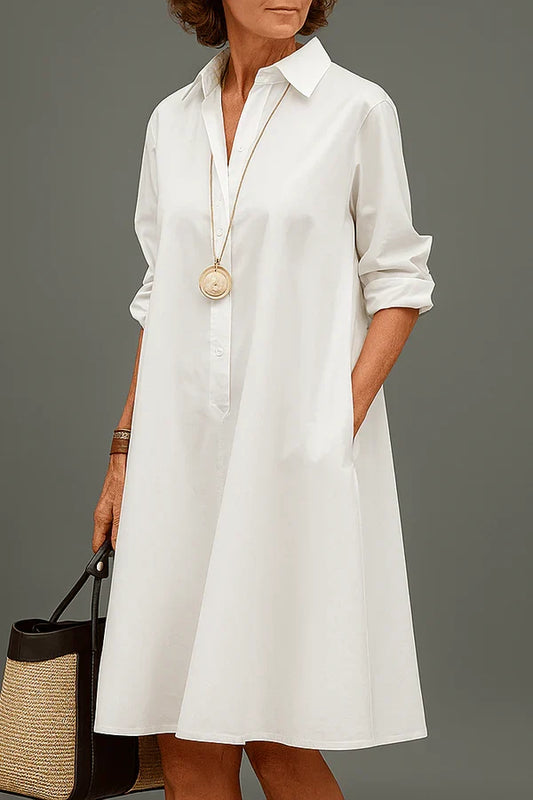 Midi Dress Shirt Two-tone – Sienna Noosa