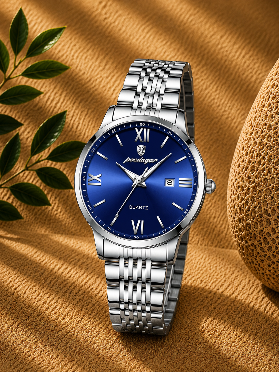 Lorena Reloj Elegant Acero Inoxidable With Fecha – Sienna Noosa