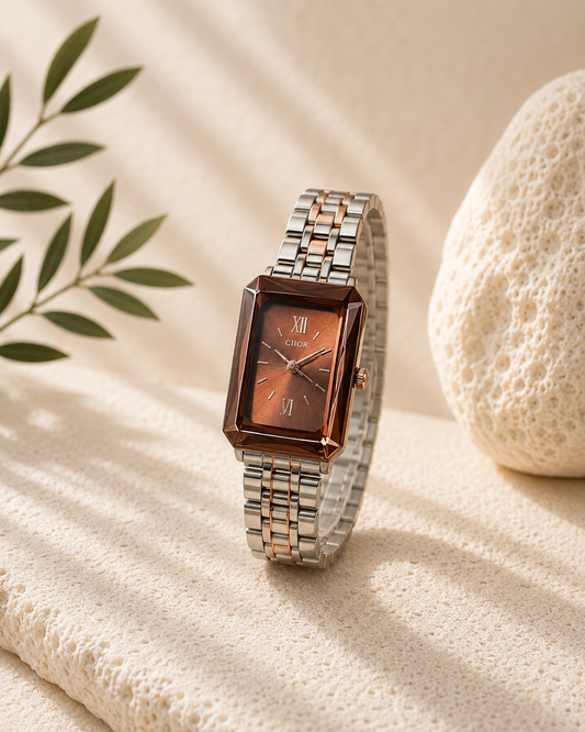 Celia Reloj Retro de Acero Inoxidable – Sienna Noosa